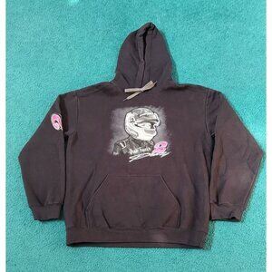 Gildan Premium Cotton Hoodie 2 Pretty Jus Truck'n Front Back Graphic Racing M
